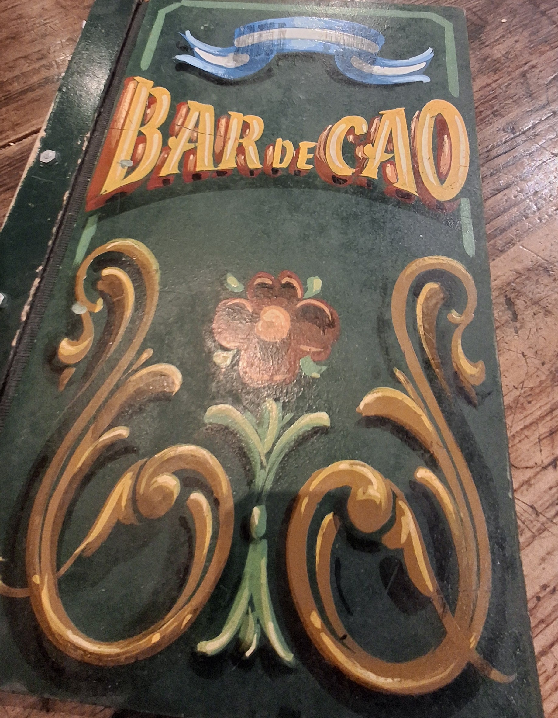 Carta del Bar de Cao